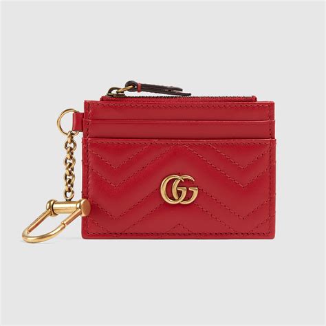 gucci marmont key chain wallet|gucci interlocking wallet on chain.